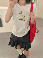 BXOXO Plaid Skirts Women Sweet High Waist Ruffles Patchwork 2025 Summer Fashion New Elegant Cake Mini Skirt Female Casual